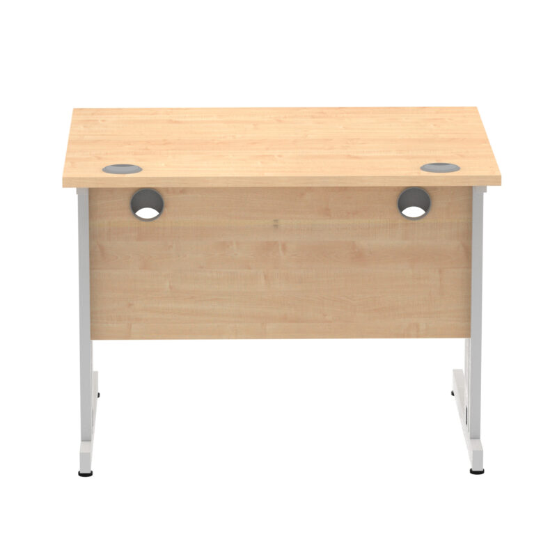 impulse 1000mm straight desk cable managed leg