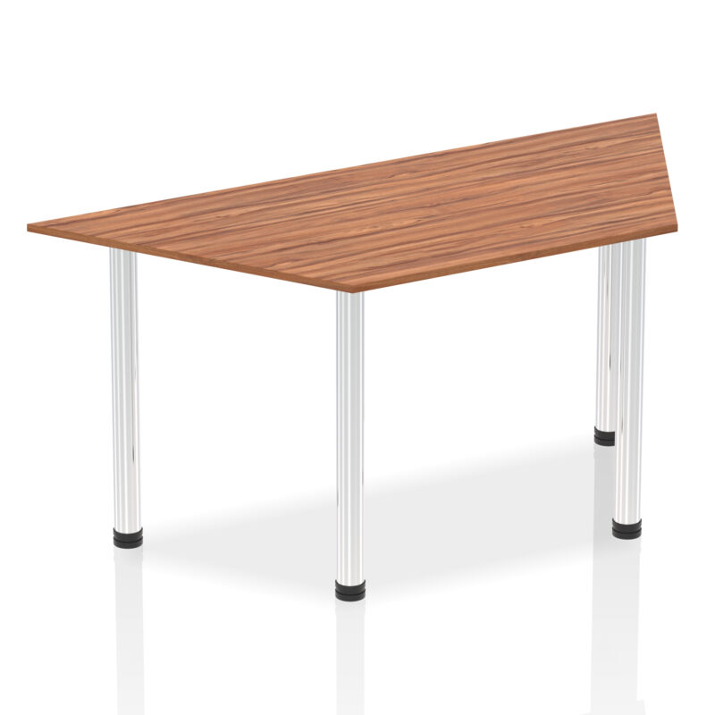 impulse trapezium table with post leg