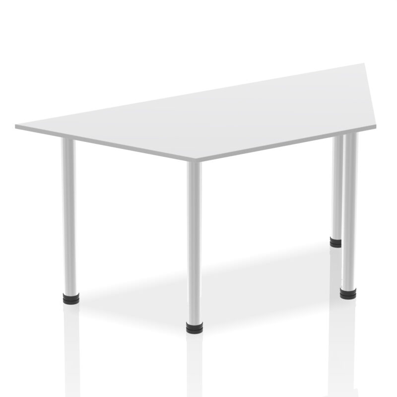 impulse trapezium table with post leg