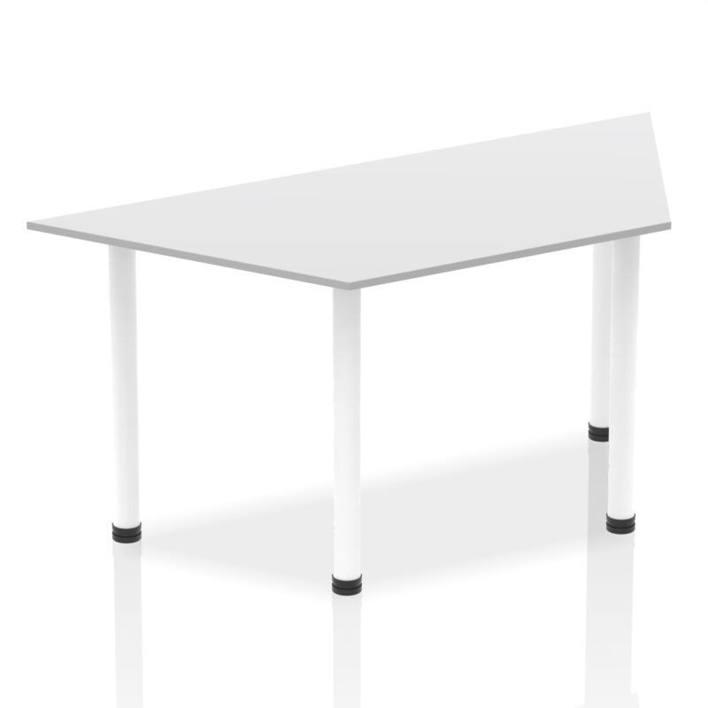 impulse trapezium table with post leg
