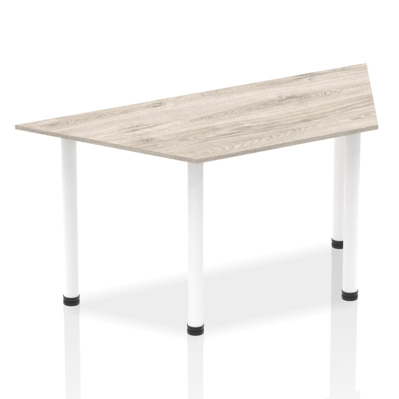impulse trapezium table with post leg