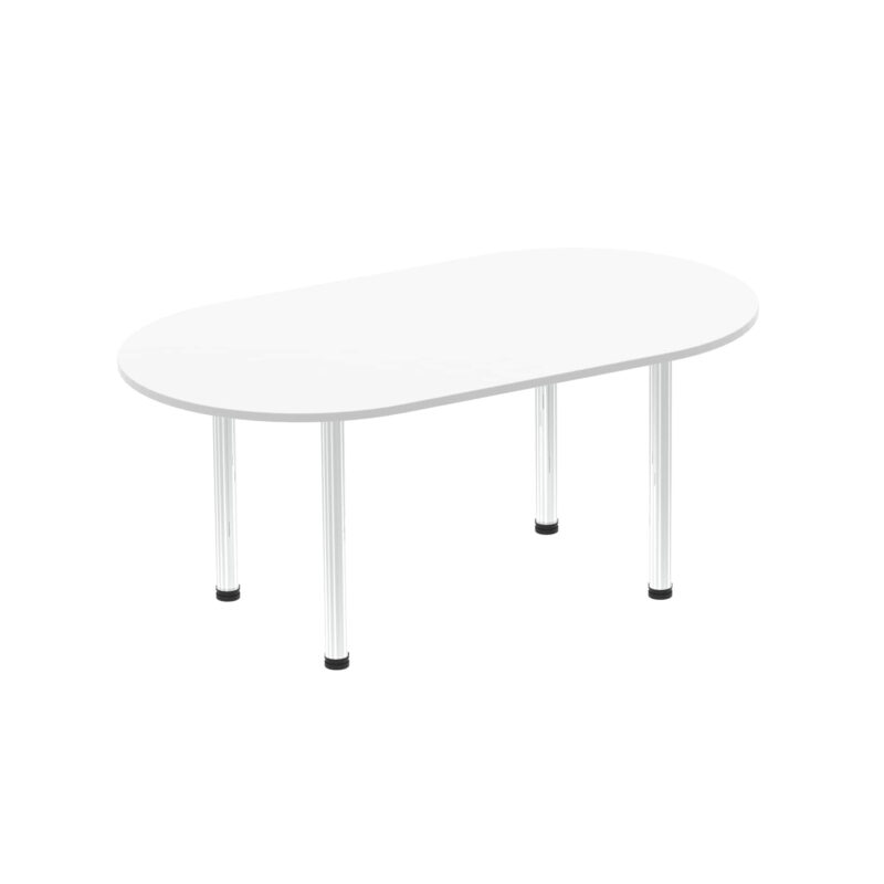 impulse boardroom table with post leg