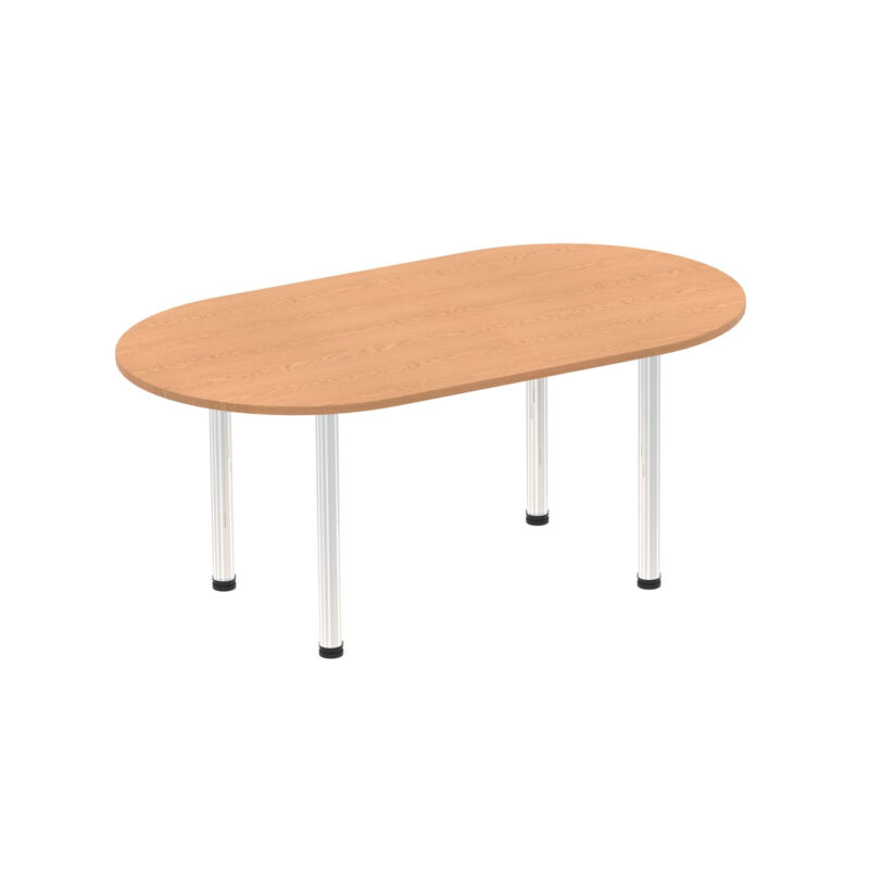 impulse boardroom table with post leg