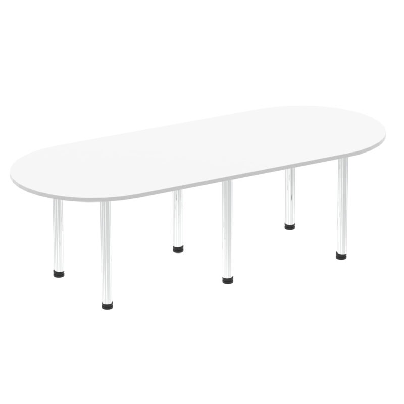 impulse boardroom table with post leg