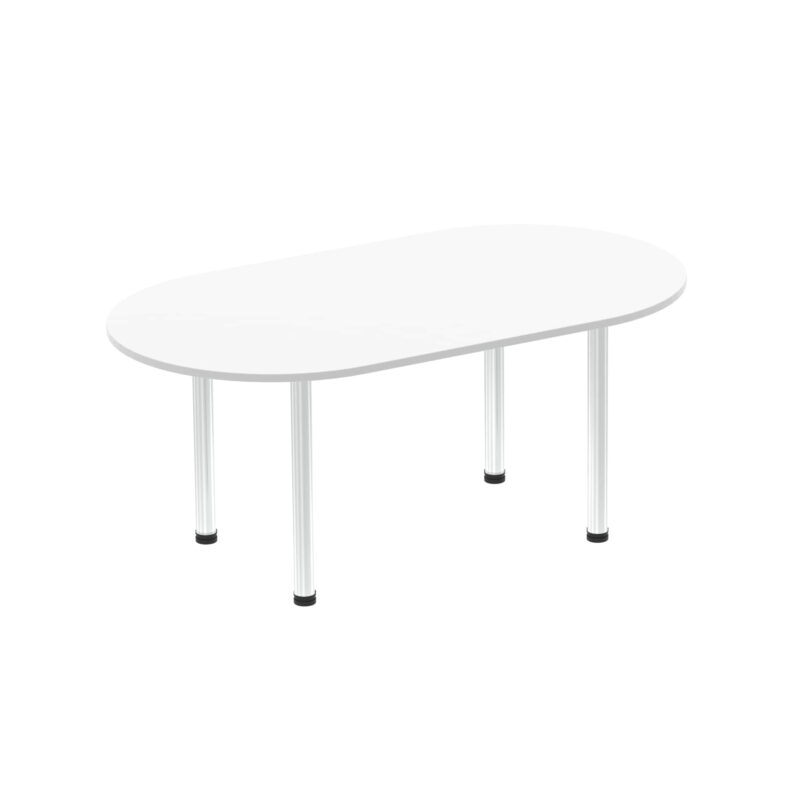 impulse boardroom table with post leg