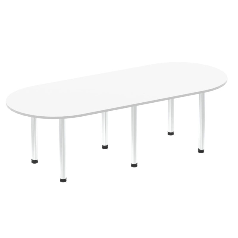 impulse boardroom table with post leg
