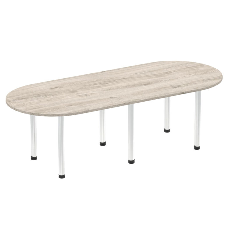 impulse boardroom table with post leg