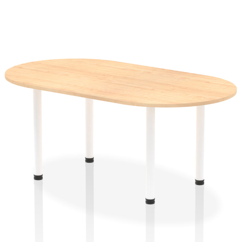 impulse boardroom table with post leg