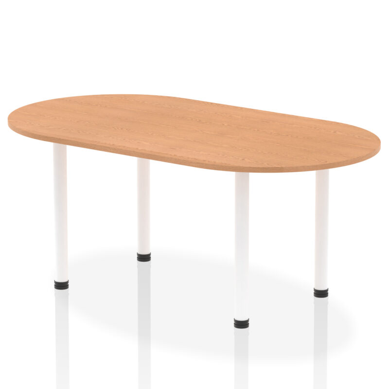 impulse boardroom table with post leg