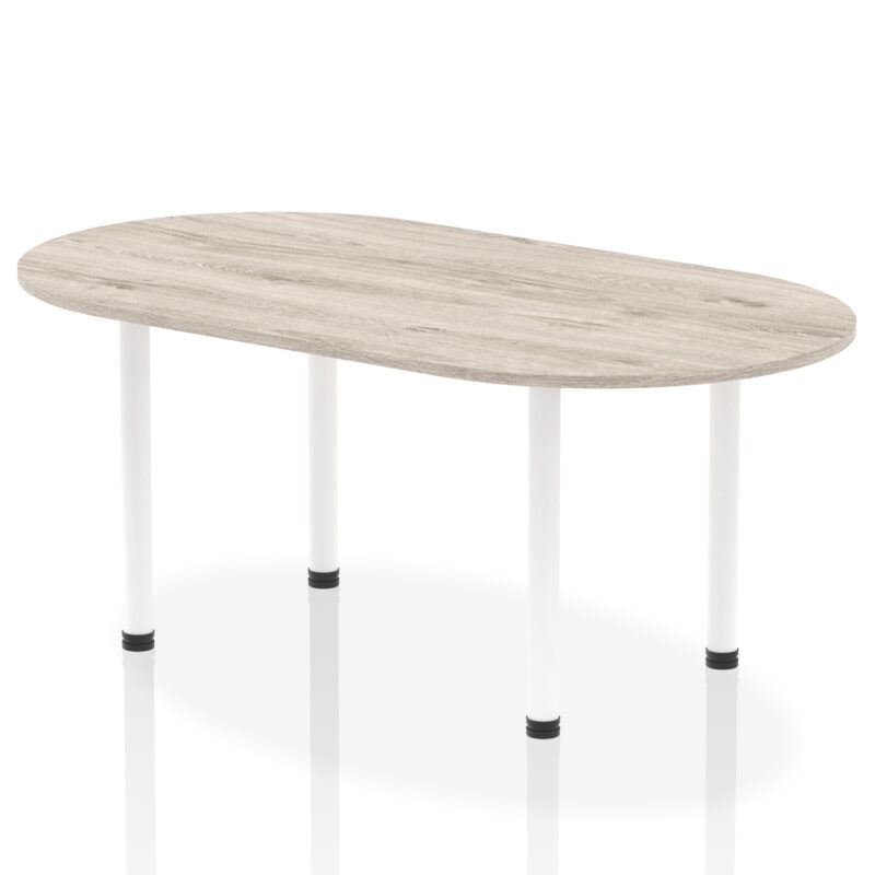 impulse boardroom table with post leg
