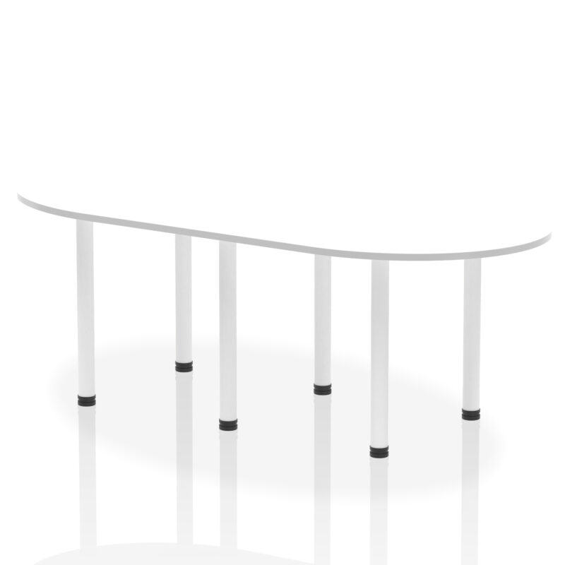 impulse boardroom table with post leg