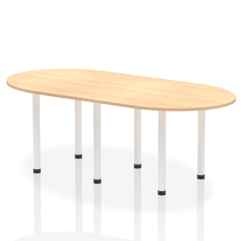impulse boardroom table with post leg
