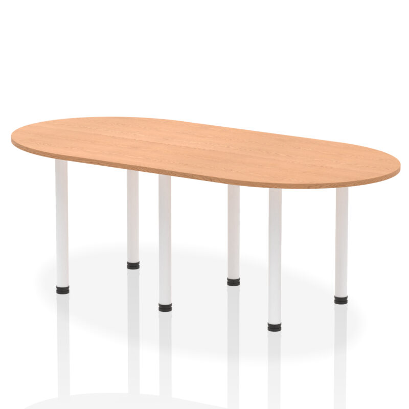 impulse boardroom table with post leg