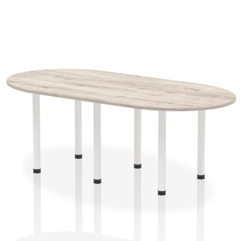 impulse boardroom table with post leg