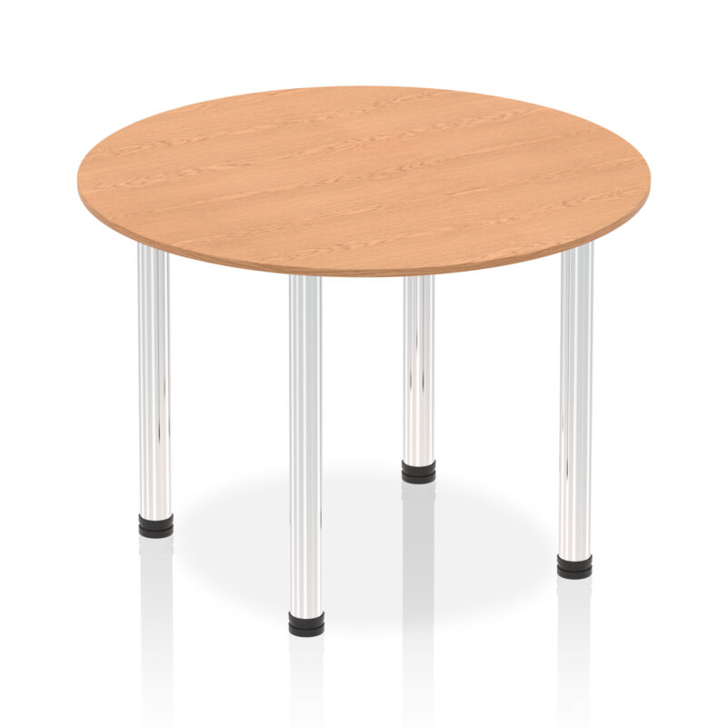 impulse round table with post leg