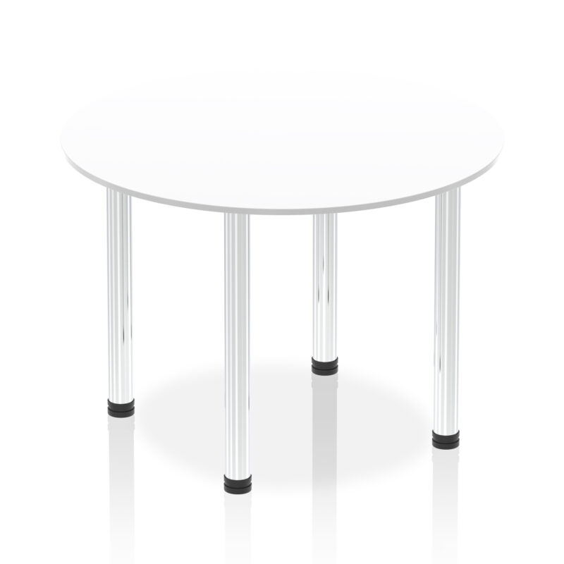 impulse round table with post leg