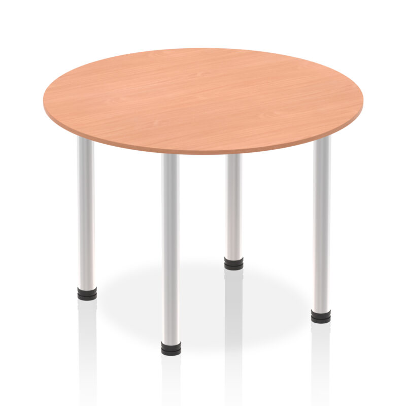 impulse round table with post leg