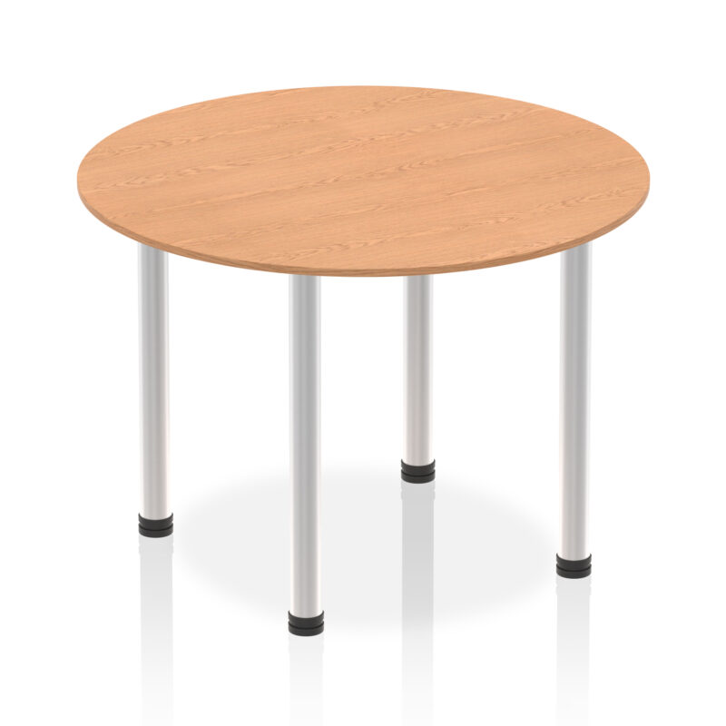 impulse round table with post leg