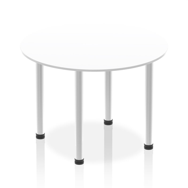 impulse round table with post leg
