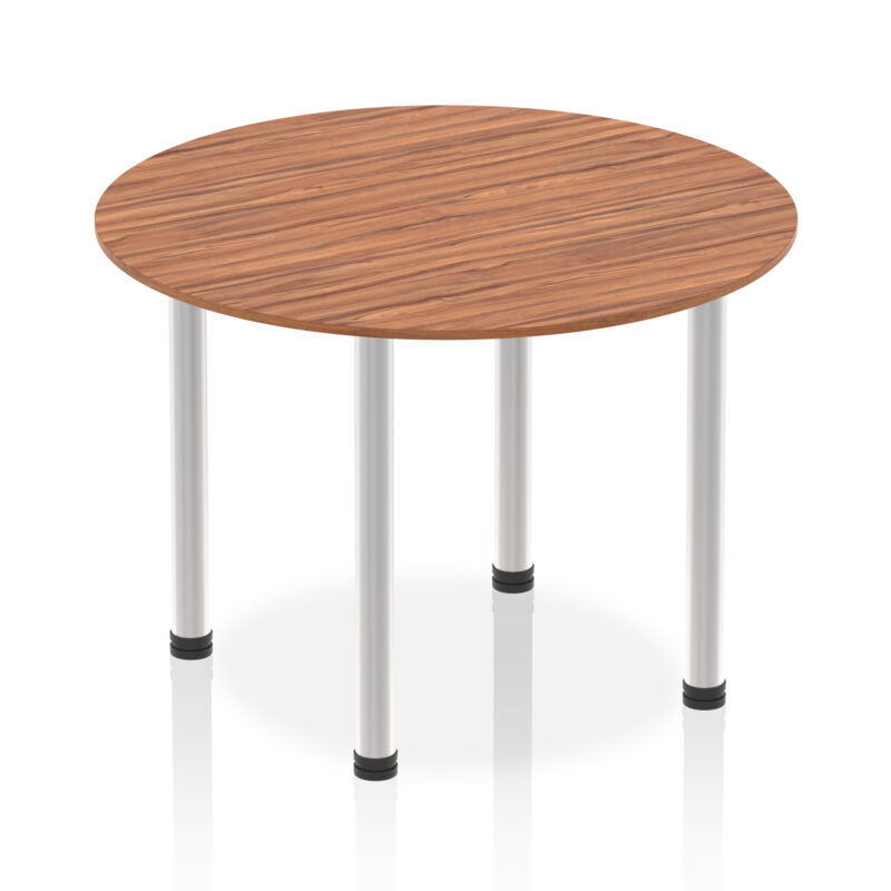 impulse round table with post leg