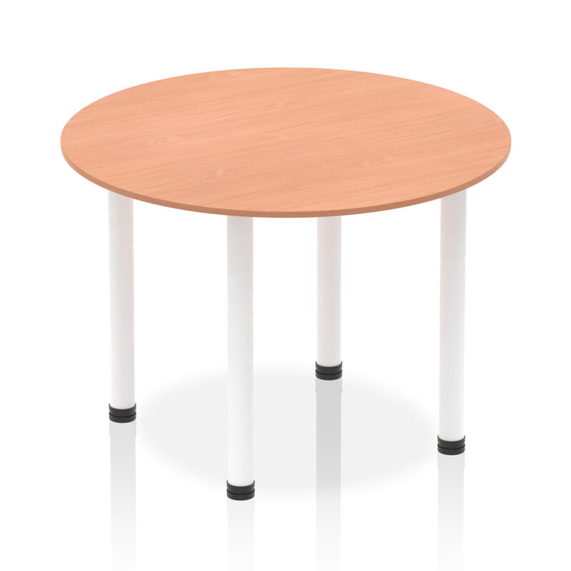 impulse round table with post leg