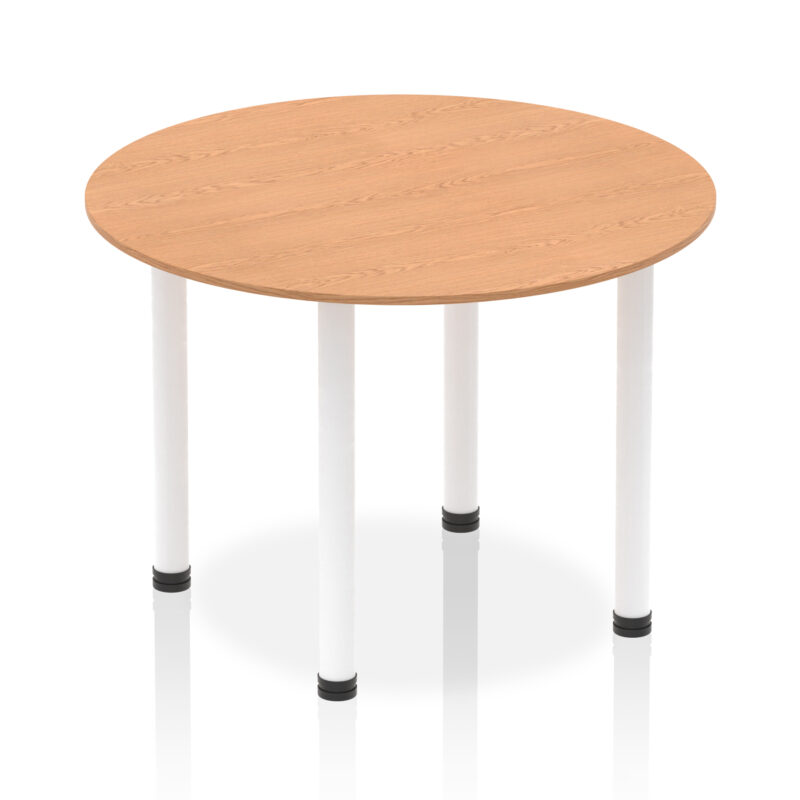 impulse round table with post leg