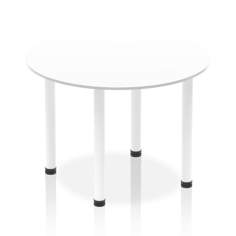 impulse round table with post leg