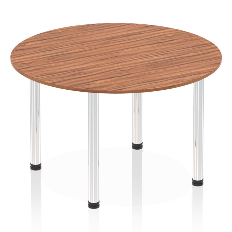 impulse round table with post leg