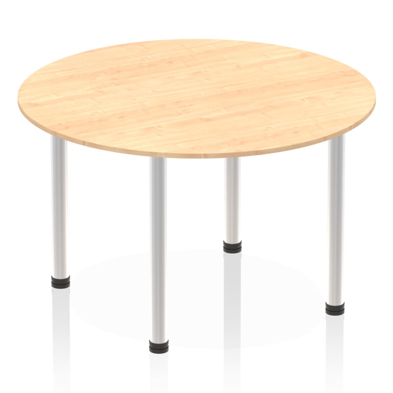 impulse round table with post leg