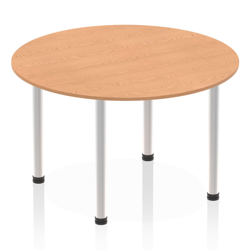 impulse round table with post leg
