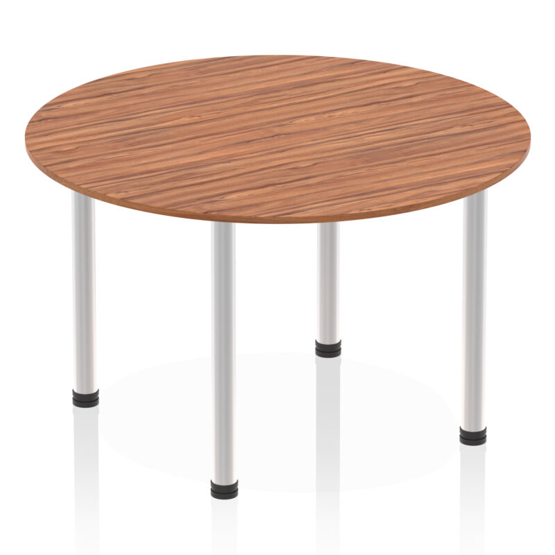 impulse round table with post leg