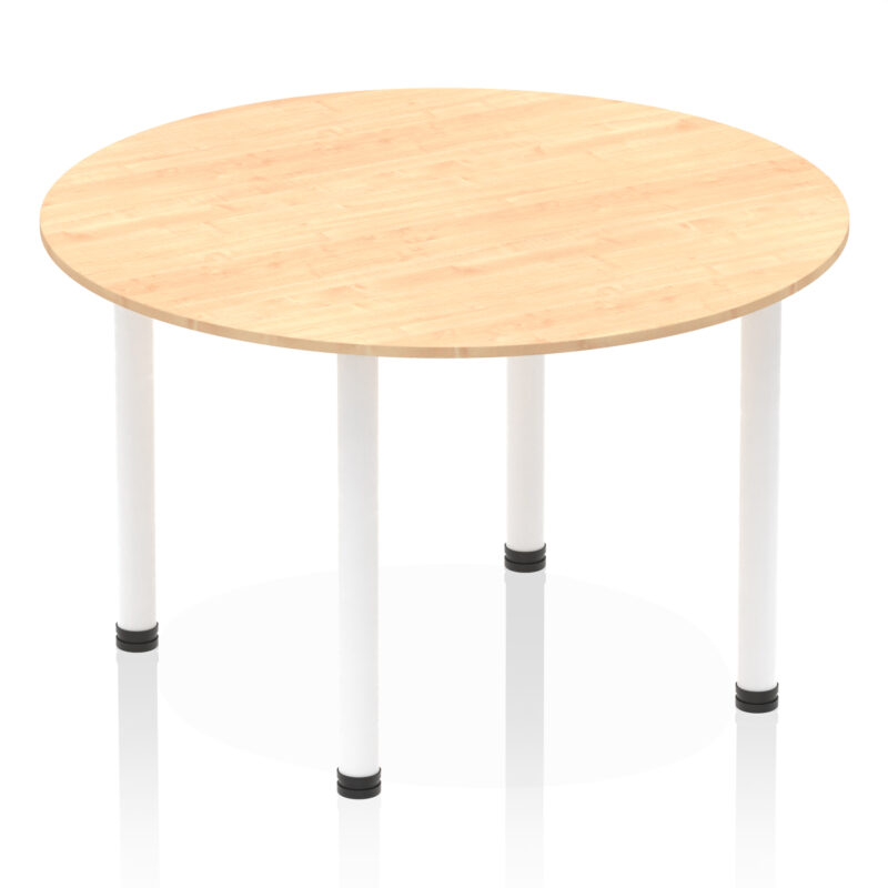 impulse round table with post leg