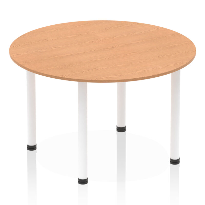 impulse round table with post leg