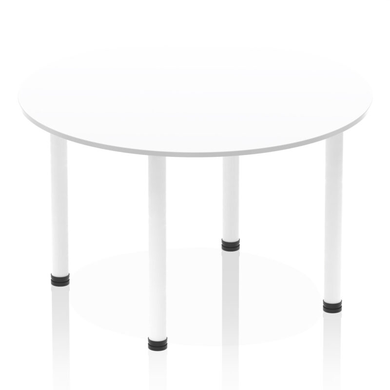 impulse round table with post leg