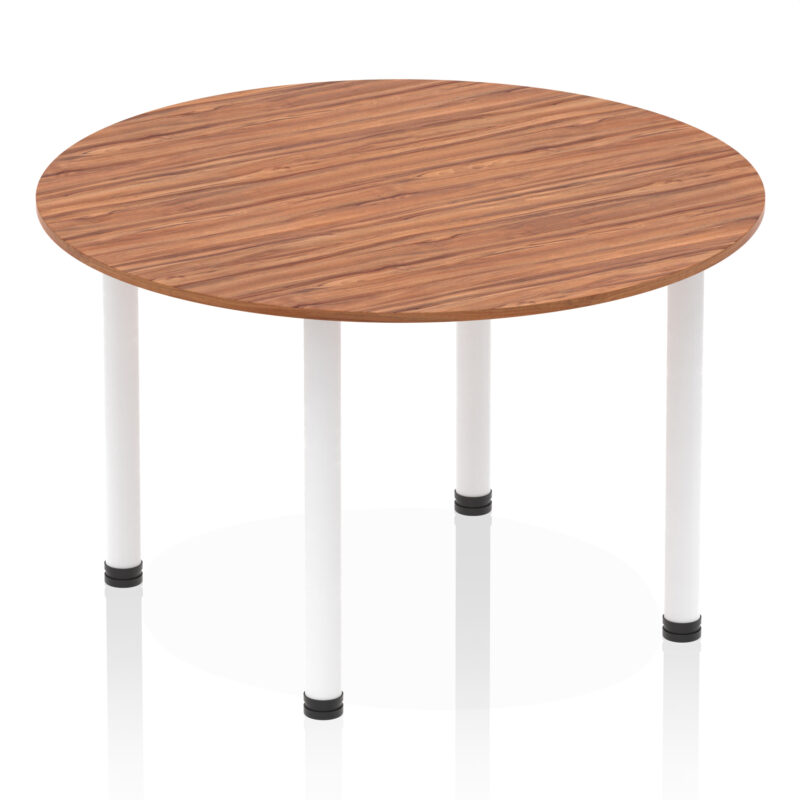 impulse round table with post leg