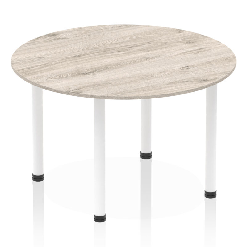 impulse round table with post leg