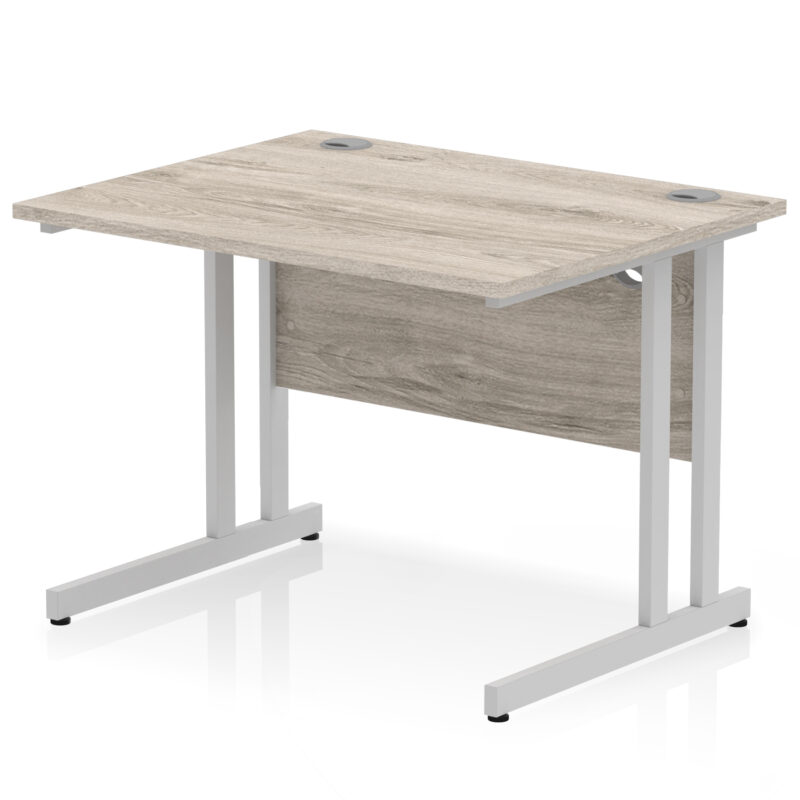 impulse 1000mm straight desk cantilever leg