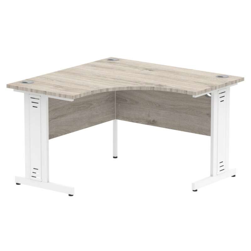 impulse 1200mm cable managed leg corner desk