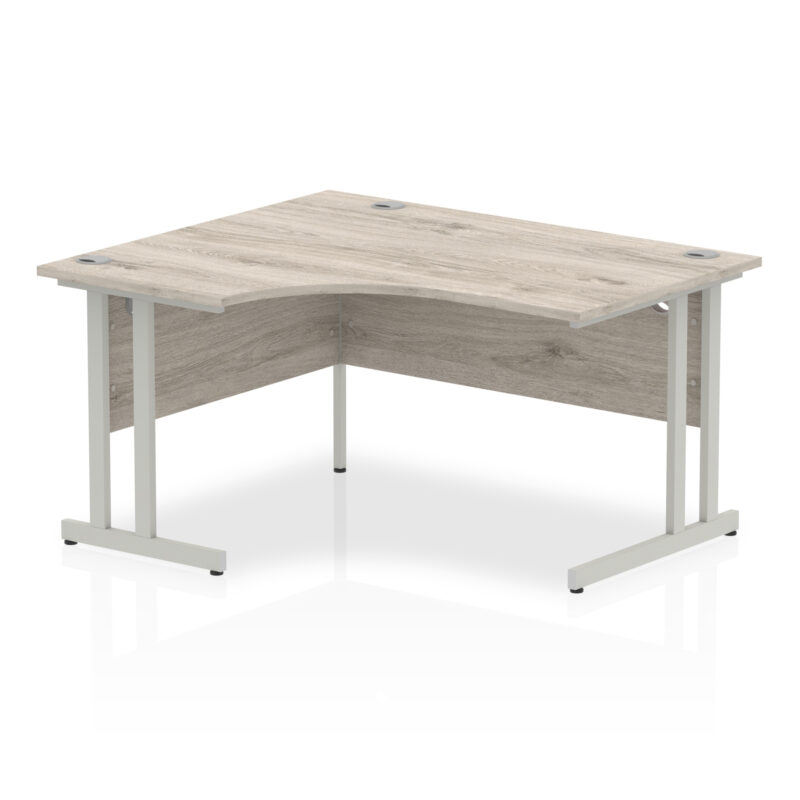 impulse 1400mm left crescent desk cantilever leg
