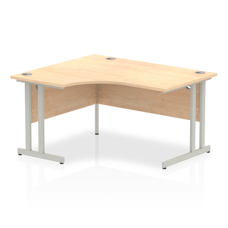 impulse 1400mm left crescent desk cantilever leg