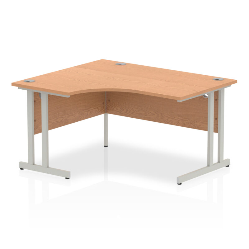 impulse 1400mm left crescent desk cantilever leg