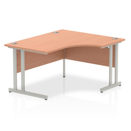 impulse 1400mm right crescent desk cantilever leg