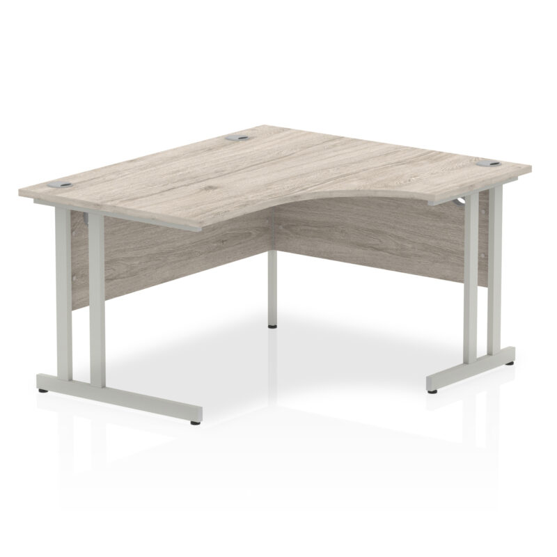 impulse 1400mm right crescent desk cantilever leg