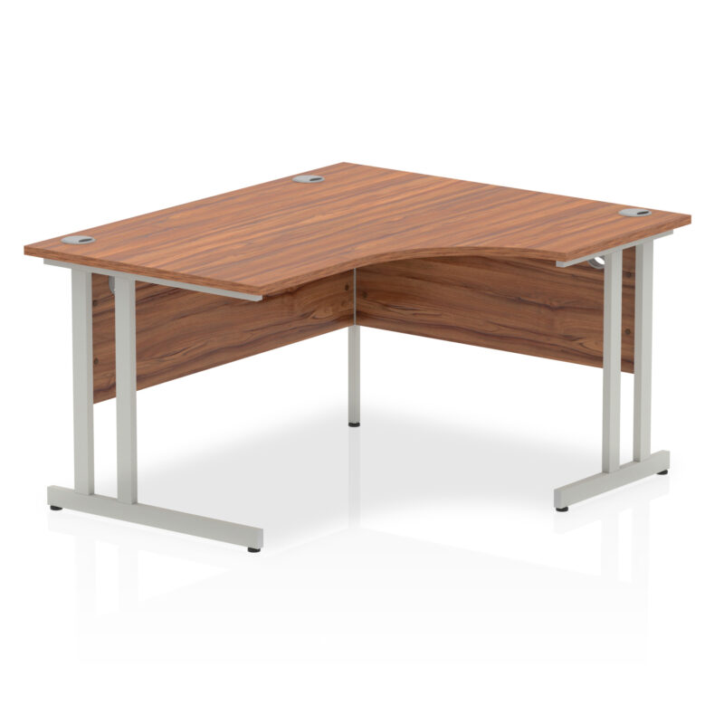 impulse 1400mm right crescent desk cantilever leg