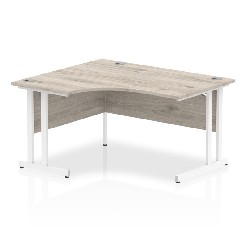 impulse 1400mm left crescent desk cantilever leg