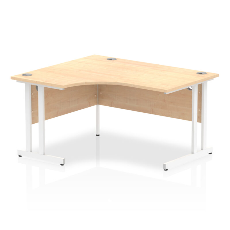 impulse 1400mm left crescent desk cantilever leg