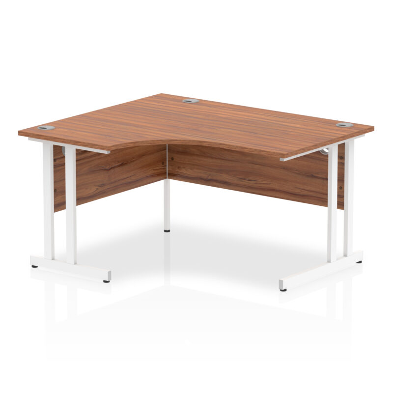 impulse 1400mm left crescent desk cantilever leg