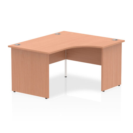 impulse 1400mm right crescent desk panel end leg