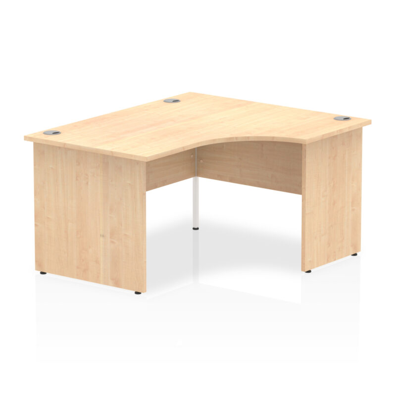 impulse 1400mm right crescent desk panel end leg