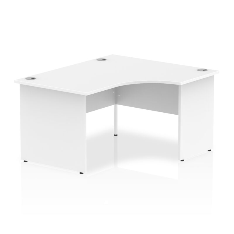 impulse 1400mm right crescent desk panel end leg